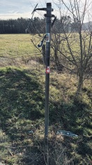 Foto: Zerstörung Beschilderung Wanderwege 