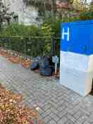 Foto: Müllbeutel mit Gartenabfällen 