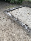 Foto:  Glasscherben in der Budelkiste 