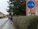 Foto: Korrektur der unrechtmäßigen Beschilderung Großenhain Ecke Windmühlenweg erforderlich 