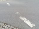Foto: StVO-gerechte Erneuerung von RMS-Markierungen am Kreisverkehr Bahnhofstraße  