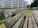 Foto: Sitzgelegenheiten auf Elsterdamm im Eigentum der Stadt Senftenberg  