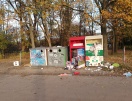 Foto: Altkleidercontainer Festwiese und Meisterweg / Ecke Jänickendorfer Str. 