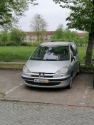 Foto: Blockierter Parkplatz  