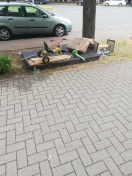Foto: Müll am Straßenrand  