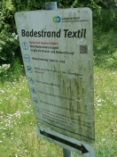 Foto: Reinigung von LSB- Beschilderung zwischen Strandhotel und Ostmole Stadthafen  