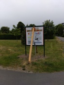 Foto: Neues Schild Nordpromenade 