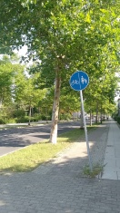 Foto: Verkehrsschild locker 