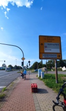Foto: Fehlendes Umleitungsschild für Radfahrer  