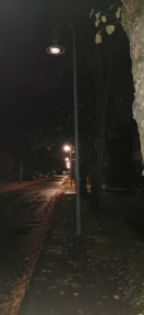 Foto: Defekte Straßenlaterne  