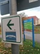 Foto: Beseitigung von Fußballstickervandalismus an der Nordwestflanke des Stadthafens  