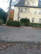 Foto: Beseitigung von Mobilitätsbehindernden Schlagkanten am Übergang von Schlosspark zu Steindammradweg 