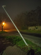 Foto: Laterne schief 