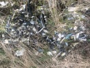 Foto: Abfall von entsorgten Kabelisolierungen 