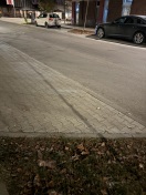 Foto: Gehwegüberfahrt Rewe Anlieferung  