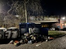 Foto: Kaputter Altkleidercontainer  