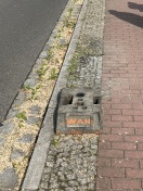 Foto: Warnbakenfuß Schützenstraße Nauen 