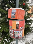 Foto: Infosäule beschädigt 