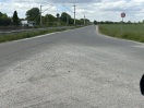 Foto: Verschmutze Fahrbahn  