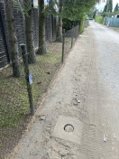 Foto: Schäden Straße Glasfaser-Tiefbau 