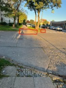 Foto: Absenkung von Bordsteinen an der Graf-Arco-Schule 