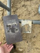 Foto: Sitzfläche von Spielgerät lose 