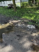 Foto: Absacken der AV-Kappen / Pflasterung #2 