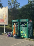 Foto: Kleiderspende/ Boxen bei Rossmann 