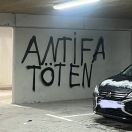 Foto: Rechtsextreme Schmiererei  