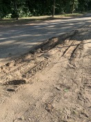 Foto: Extremen Straßenzustand  