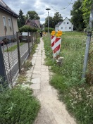 Foto: Weg kam noch begehbar 
