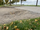 Neuruppin: Straßenkante vor Beschädigung  Foto: Straßenkante vor Beschädigung