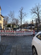 Foto: Hinweis zur Baustelle Leipziger Str. 46 