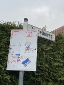 Foto: Straßenschild „Achtung Kinder“  