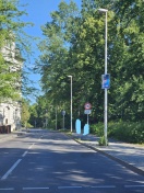 Foto: Wahlplakate zwischen Sandower Hauptstraße und Ewald-Haase-Str.  