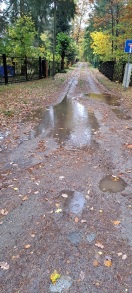 Foto: Strasse zerfahren 