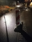 Foto: Fehlendes StVO-Verkehrszeichen 244 am Beginn der Fahrradstraße am Alten Friedhof 