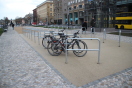 Foto: Wieder ein Fahrrad am Marienbad gestohlen - schlechte Fahrrad Stellanlagen (Felgenklemme) 