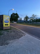 Foto: Sichtbeeinträchtigung Auffahrt - Gefährdung für Straßenverkehr  