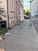 Foto: Brawo Zeitung vermüllt ganze Straße  