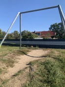 Foto: Seilbahn auf den Kliestower Spielplatz defekt 