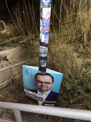 Foto: Wahlwerbung nicht entfert 