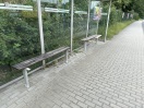 Foto: Sitzbank zerstört 