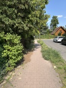 Foto: Gehweg Einschränkungen 