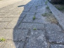 Foto: Abgesackte Fahrbahn  