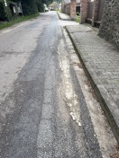 Foto: Priorisierung der Fahrbahnschadensbeseitigung – Seestraße, Ortslage Binenwalde 