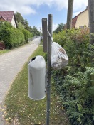 Foto: Illegale Hausmüll Entsorgung, Richtung Altstadtbrücke 