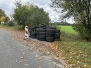Foto: Ein weiterer Reifenstapel  