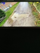 Foto: Pfützenbildung/Schlagloch 