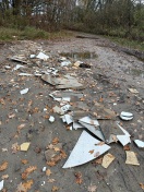 Foto: Unzulässige Müllablagerung 